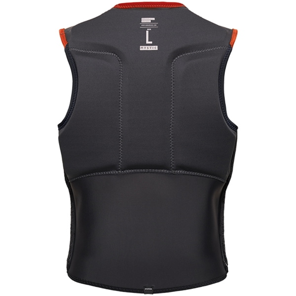 2026 Mystic Mens Block Front Zip Impact Vest 35005.230212 - Red